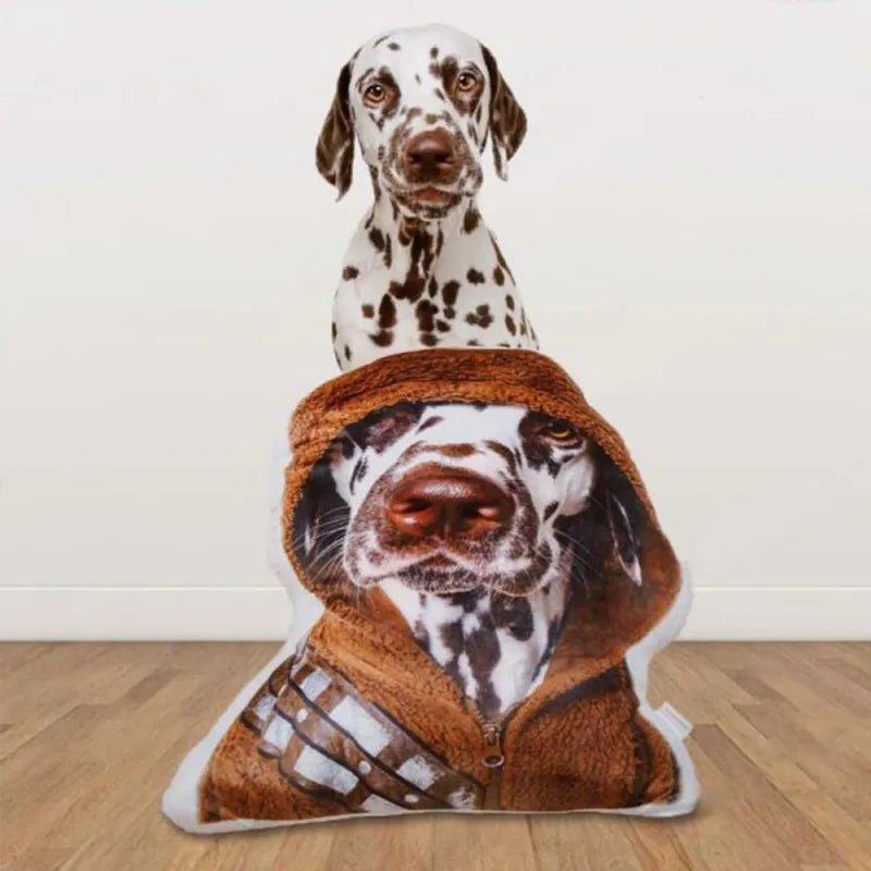 Custom Pet Photo Pillow, Custom Pet Face Pillow, 3D Portrait Pillow - AlexEcomStore