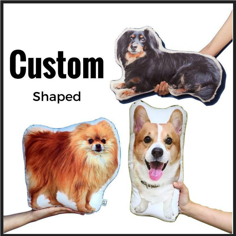 Custom Pet Photo Pillow, Custom Pet Face Pillow, 3D Portrait Pillow - AlexEcomStore