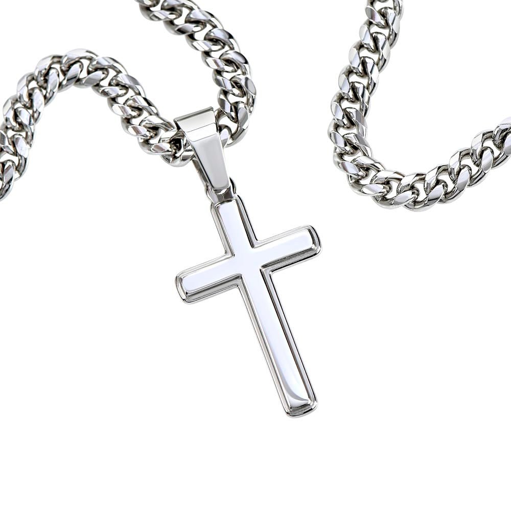 Boyfriend | Cuban/Cross Necklace - AlexEcomStore