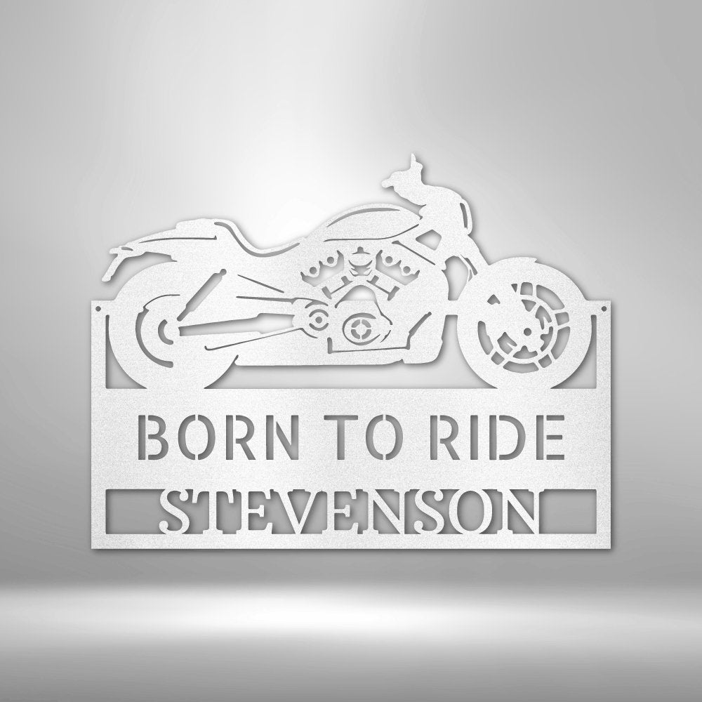 Cruiser Motorcycle | Metal Wall Art - AlexEcomStore