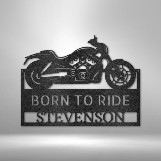 Cruiser Motorcycle | Metal Wall Art - AlexEcomStore