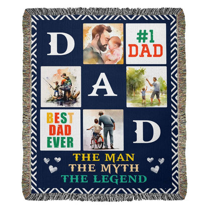 Dad | Heirloom Woven Blanket - AlexEcomStore