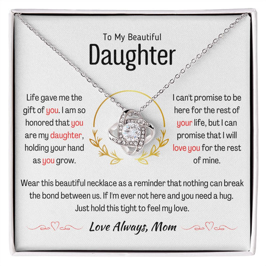 Daughter | Love Knot Necklace - AlexEcomStore