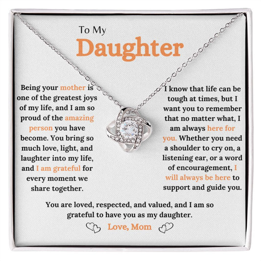 Mom To Daughter | Love Knot Necklace - AlexEcomStore