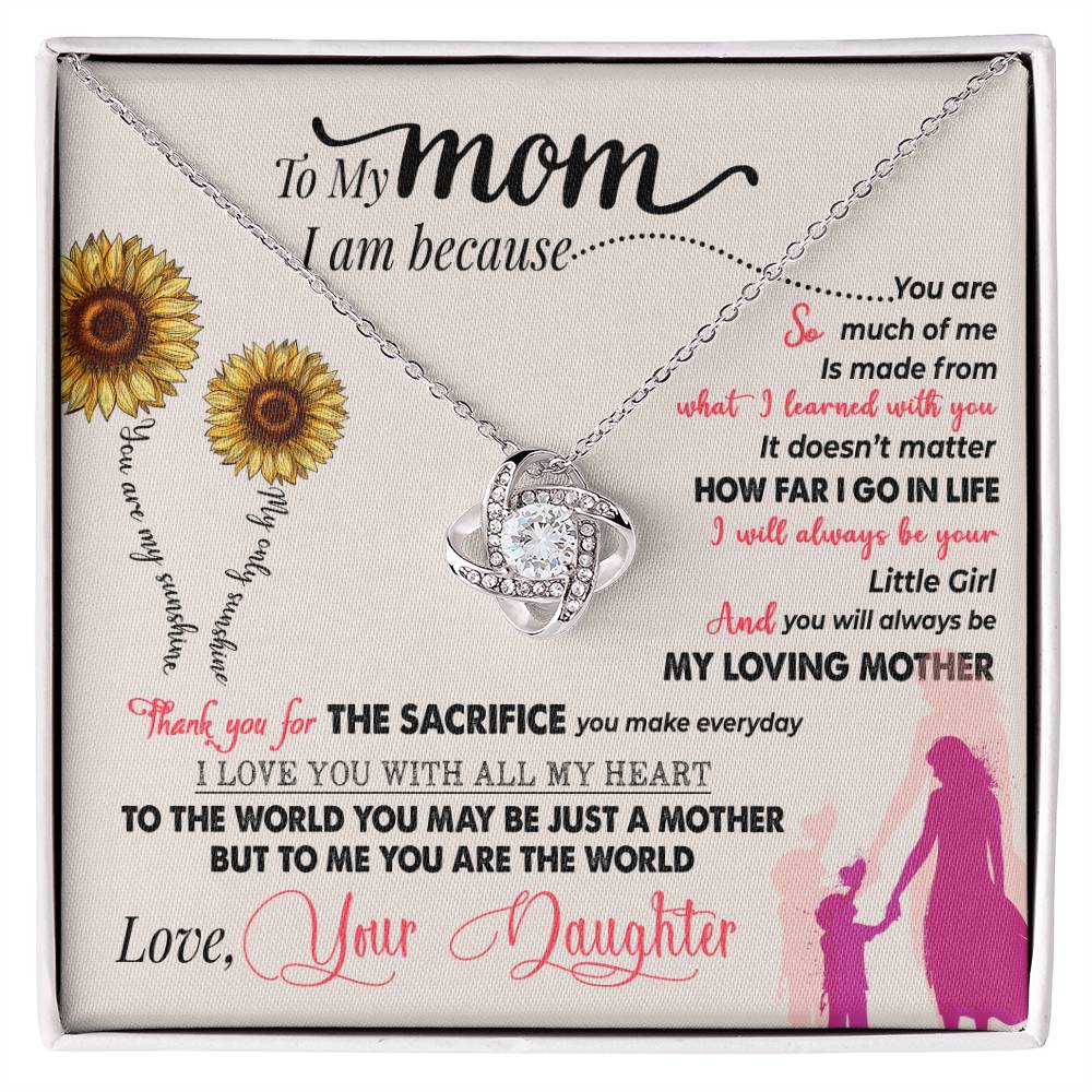 To Mom | Love knot Necklace - AlexEcomStore